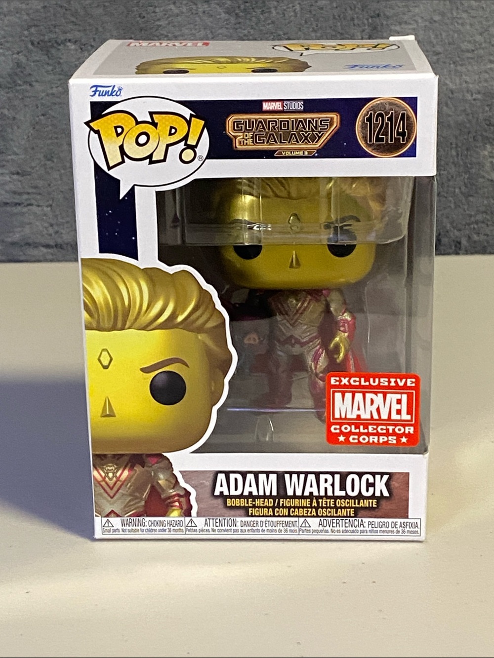 2/$10 - NIB Funko Pop! Adam Warlock Exclusive Marvel Collector Corps